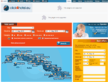 Tablet Screenshot of click4hotel.eu